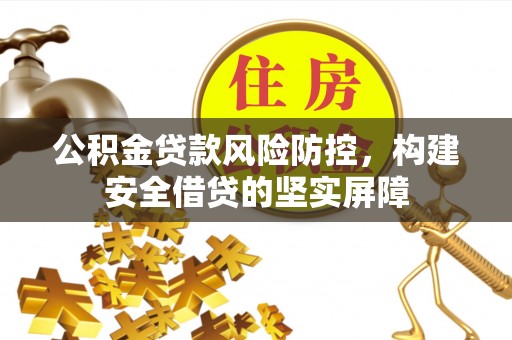 原平公积金贷款风险防控，构建安全借贷的坚实屏障