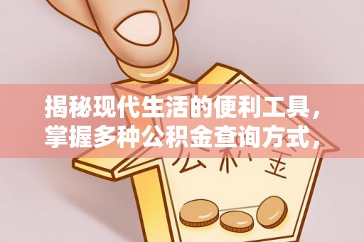 原平揭秘现代生活的便利工具，掌握多种公积金查询方式，让财富管理更轻松