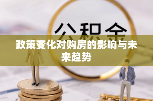 原平政策变化对购房的影响与未来趋势