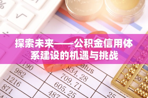 原平探索未来——公积金信用体系建设的机遇与挑战