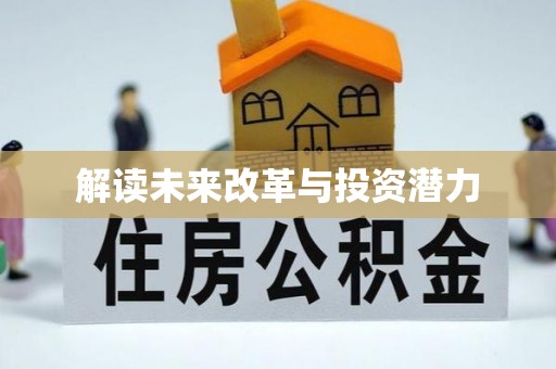 原平解读未来改革与投资潜力